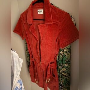SHOW ME YOUR MUMU Corduroy Dress w/ Belt